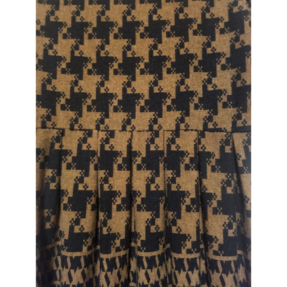Ronni Nicole,Elegant Hounds Tooth,Brown Dress,Diamond ,Sz 12, Longsleeve Sweater - Picture 7 of 16